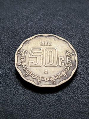 B 11 Moneda 50 Centavos Mexic 2005 foto