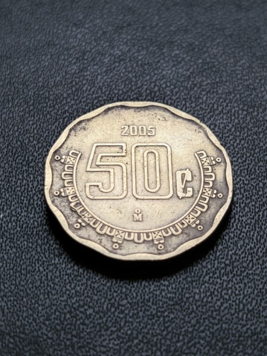 B 11 Moneda 50 Centavos Mexic 2005