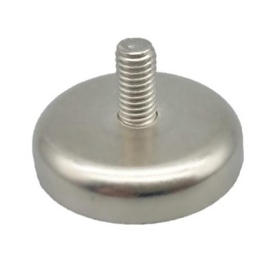 Magnet oala neodim 32mm cu tija filetata foto