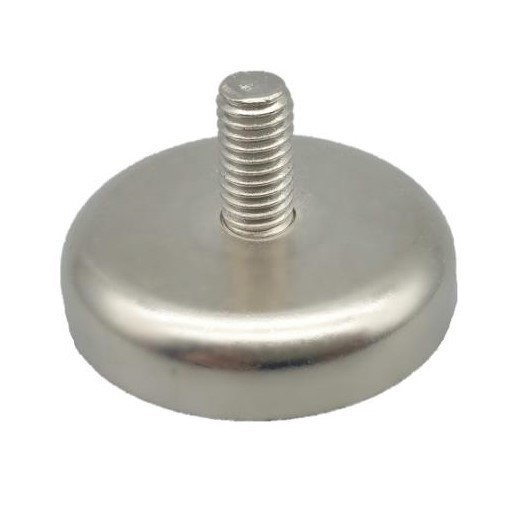 Magnet oala neodim 32mm cu tija filetata