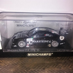 Macheta Mercedes CLK Coupe DTM 2001 Team Warsteiner - MINICHAMPS 1:43