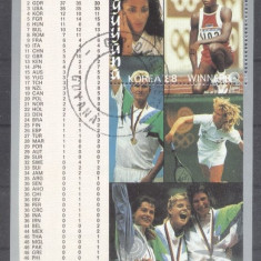 Guyana 1989 Sport, Olympics, perf. sheet, used T.164