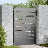 Cumpara ieftin Poartă de grădină, Poartă de grădină 85x100 cm design pătrat din oțel corten