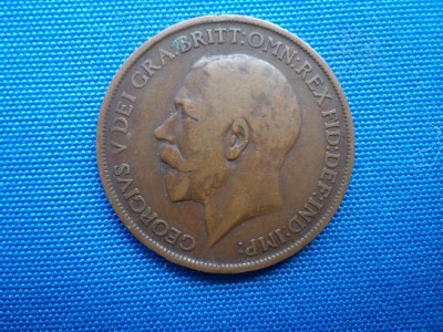 ONE PENNY 1911 GEORGIUS V / ANGLIA foto