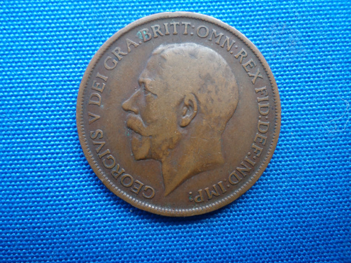 ONE PENNY 1911 GEORGIUS V / ANGLIA