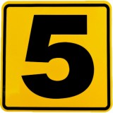 Abtibild numar &quot; 5 &quot; Automotive TrustedCars, Oem