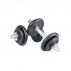 Set gantere reglabile Sportmann diplomat 2x10 kg, negru FitLine Training