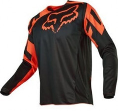 Tricou copii motocross Fox 180 Race culoare negru/portocaliu marime M Cod Produs: MX_NEW 17265009MAU foto