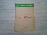 SCHIMBUL DE MARFURI dintre SATE SI ORASE - Biblioteca Plugarimii, 1946, 66 p., Alta editura