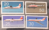 Germania DDR 1969, MI 1524-27, AVIOANE , ELICOPTRR SERIE 4V MNH vmnh