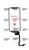 Touchscreen cu OCA iPhone X flex lung G+OCA Pro