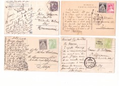IASI-MIHAI CODREANU-4 CARTI POSTALE ADRESATE SCRIITORULUI MIHAI CODREANU LA IASI foto