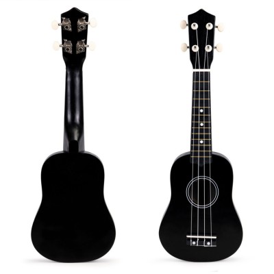 Fa Ukulele Git&amp;aacute;r Gyerekeknek, 4 Nylon h&amp;uacute;r fekete foto