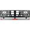 Set 2 bucati, suport numar inmatriculare argintiu Iveco III, Autohelix MSA