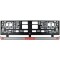 Set 2 bucati, suport numar inmatriculare argintiu Iveco III