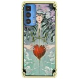 Husa compatibila cu Motorola G51 model Broken Hearth, Silicon, TPU, Viceversa, Transparent, Carcasa