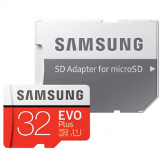 Card de memorie Samsung Micro SD EVO Plus 32GB, Class 10, UHS-I U3 + adaptor SD foto