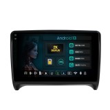 Navigatie 2K Audi TT (2006-2014) 4GB RAM Android 13 Octacore Slot Sim 4G DSP GPS Wi-FI Carplay Android Auto USB Bluetooth Waze Touchscreen 9.5 Inch