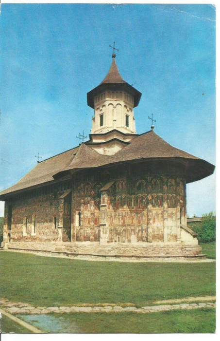 @carte postala- SUCEAVA-Biserica manastirii Vatra Moldovitei