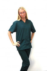 Costum medical verde inchis &amp;amp;#8211; unisex foto