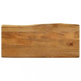 VidaXL Blat masă cu margini, 90x40x3,8 cm, lemn masiv mango