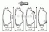 Set placute frana,frana disc OPEL ASTRA G Cabriolet (F67) (2001 - 2005) BOSCH 0 986 494 014