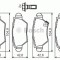 Set placute frana,frana disc OPEL ASTRA G Cabriolet (F67) (2001 - 2005) BOSCH 0 986 494 014