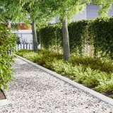 Cumpara ieftin Garduri de gazon 50 buc Alb 100 x 0.5 x 15 cm Oțel