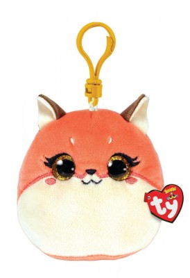 PLUS BRELOC TY 8.5CM SQUISHY BEANIES ROXIE VULPITA ROZ foto