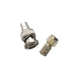 Mufa conector bnc camera pentru coaxial rg59 mufa F, Rovision