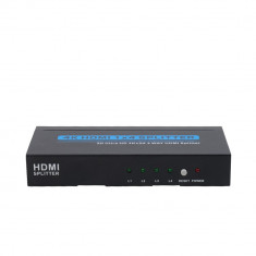 Resigilat : Spliter HDMI 1.4 Premium 4Kx2K cu 4 porturi