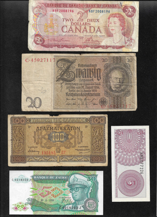 Set #31 15 bancnote de colectie (cele din imagini)