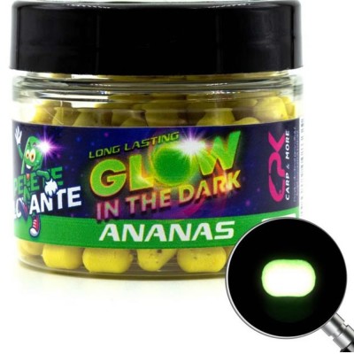 Pelete Flotante CPK Feeder Glow in the Dark, Ananas, 6mm, 15g foto