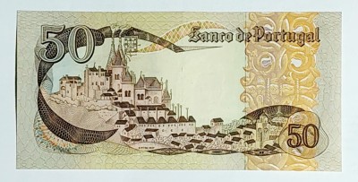 Bancnota 50 escudos 1 februarie 1980 UNC foto