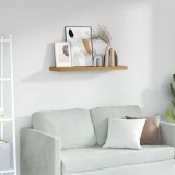 VidaXL Raft de perete Pe perete Maro 80 x 23,5 x 4 cm Lemn compozit 42019950