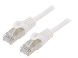 Patch cord alb 3m RJ45 F/UTP Cat6, Gembird