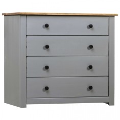 Dulap lateral, gri, 80 x 40 x 73 cm, gama pin de Panama foto