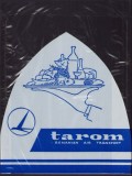 PG52 Pungă din plastic cu reclamă TAROM, perioada comunistă
