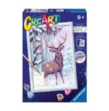 Cumpara ieftin Kit pictura pe numere Ravensburger - Caprioara si pasare