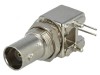 Conector BNC mamă ecranat 90&deg; 50&Omega; THT aurit