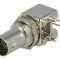 Conector BNC mamă ecranat 90&deg; 50&Omega; THT aurit