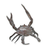 Crab-statueta thailandeza din bronz TBA-31, Animale