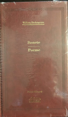 William Shakespeare - Sonete Poeme Adevarul 2009 (Carte lux) in tipla 309 pag foto