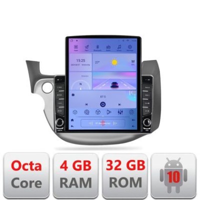Navigatie Honda Fit 2008-2013 Android radio gps internet Octa Core 4+64 LTE Kit-fit-08+EDT-E709 CarStore Technology foto