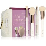 BrushArt Basic Soft Glam make-up brush set set de pensule cu geantă