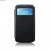 Husa Flip S-View Neagra Samsung Galaxy Ace 3 S7270, Protectie Telefon, Fereastra Vizualizare