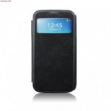 Husa Flip S-View Neagra Samsung Galaxy Ace 3 S7270, Protectie Telefon, Fereastra Vizualizare
