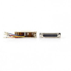 Adaptor D-Sub 25-Pin tata - RJ45 (8P8C) mama Ivory Nedis foto