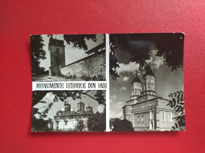 CARTE POSTALA - RSR - MONUMENTE ISTORICE DIN IASI