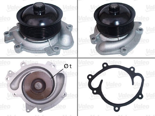 VALEO 506980 Pompă de apă, răcire motor